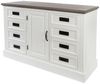 Sideboard ASIA Antik Weiß Shabby Chic ca. L140cm Mahagoni Kommode Schrank Bild 4