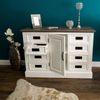 Sideboard ASIA Antik Weiß Shabby Chic ca. L140cm Mahagoni Kommode Schrank Bild 5