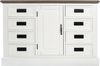 Sideboard ASIA Antik Weiß Shabby Chic ca. L140cm Mahagoni Kommode Schrank Bild 3