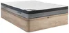 Vente-unique - ILYROS Mattress and bed base set StoffHolz, Platte BeigeWeiß - B 160 cm x H 30 cm x L 200 cm Bild 1