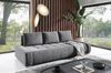Beautysofa Schlafsofa Draco, mit Schlaffunktion, Bettkasten, Freistehendes, 3 Sitzer Polstersofa, aus Velours, modern Bild 5