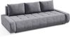 Beautysofa Schlafsofa Draco, mit Schlaffunktion, Bettkasten, Freistehendes, 3 Sitzer Polstersofa, aus Velours, modern Bild 4