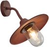 Vintage LED Außenwandleuchte in Rostoptik, Höhe 32cm Bild 2