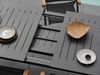 Gartenesstisch Lomma aus Aluminium, modern, ausziehbar, anthrazit, für 8–10 Personen Bild 5