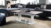 Couchtisch Beistelltisch Wohnzimmertisch Mono in Weiß mit Tischplatte in Eiche Nordic Bild 2