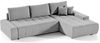 Beautysofa Ecksofa Draco L mit Schlaffunktion, in pflegeleichten Stoffen, Bettkasten Bild 2