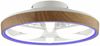 Brilliant LED Deckenleuchte mit Ventilator Gaiano Ø 48 cm 48 W holz/weiß Bild 5