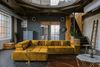 KAWOLA Sofa NEVADA Ecksofa Velvet curry Recamiere links mit motorischem Sitzvorzug 82 x 215 x 319 cm Bild 2