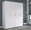 Kleiderschrank Enjour in weiß 4-türig 160 cm Bild 2