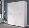 Kleiderschrank Enjour in weiß 4-türig 160 cm Bild 4