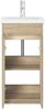 vidaXL Badezimmerschrank mit Waschbecken Sonoma-Eiche 890770 Bild 4