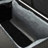 vidaXL Gartenbox Poly Rattan 100x50x50 cm Schwarz 46471 Bild 5