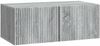 vidaXL Wandmontierter TV-Schrank Graues Sonoma 78,5 x 41 x 30 cm 898521 Bild 2