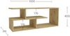 Shefa TV-Lowboard Eden 100 - Eiche Artisan Optik - Modernes TV-Regal (100 cm) Bild 2