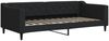 vidaXL Tagesbett Ausziehbar Schwarz 90x200 cm Stoff 3197428 Bild 4