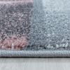 Kurzflor Teppich Oro Läufer - 80x250 cm - Rosa Bild 2
