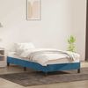 Einzelbettgestell Design für Erwachsene ohne Matratze Dunkelblau 80x210 cm Samt d4397e Bild 3