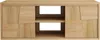 Vente-unique - SUMBAWA Waschbeckenmöbel Holz, Platte Beige - B 50 cm x H 45 cm x L 120 cm Bild 2