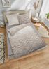 Dormisette Edel Biber Bettwäsche 135x200 Wellen braun türkis 2814-031 Bild 2