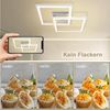 ZMH LED Deckenleuchte Whonzimmer Schlafzimmerlampe Dimmbar mit Fernbedienung RGB, LED fest integriert, RGB, LED fest integriert, RGB Bild 4