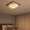 LED Deckenleuchte, chrom, Glas satiniert, L 26 cm Bild 2