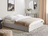 Bett mit Stauraum DINAN 160 x 200 cm Stoff Hellgrau Bild 3