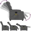 vidaXL Massagesessel Relaxsessel Grau Kunstleder 3206881 Bild 5