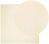 vidaXL Teppich HUARTE Kurzflor Weich und Waschbar Creme 160x160 cm 375040 Bild 3