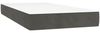 vidaXL Boxspringbett mit Matratze Dunkelgrau 120x190 cm Samt 3270458 Bild 5