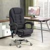 Vinsetto Schreibtischstuhl Bürostuhl mit 6 Massagepunkten, höhenverstellbarer Drehstuhl (PC-Stuhl, 1 St), für Wohnzimmer, Büro, Schwarz Bild 2