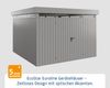 Hörmann EcoStar Euroline Gerätehaus Flachdach mit Lichtband 310 x 310 Graualuminium 2-flg Bild 3