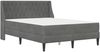 vidaXL Bettgestell mit Matratze Dunkelgrau 160 x 200 cm Samt 3414808 Bild 3