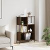 vidaXL Bücherregal Braun Eichen-Optik 72x28x109 cm Holzwerkstoff 838887 Bild 3