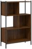 vidaXL Bücherregal Braun Eichen-Optik 72x28x109 cm Holzwerkstoff 838887 Bild 2