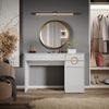 Schminktisch Adela Weiß 115 cm mit 3 Schubladen Vicco Bild 4