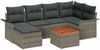 vidaXL Gartensofa-set mit Speicher 7 pcs Grau Poly-Rattan 3356018 Bild 2