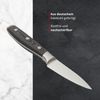 Meisterkoch Gemüsemesser Messer Küchenmesser | 8,5 cm Klinge aus rostfreiem deutschen Edelstahl | ergonomischer Micarta-Griff mit Fingerschutz, 3-fach vernietet Bild 4