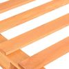 Palettenbett Braun Massivholz Kiefer 90×200 cm [285262] Bild 5