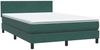 vidaXL Boxspringbett mit Matratze & LED Dunkelgrün 160x220 cm Samt 3317130 Bild 5