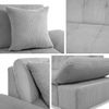 Ecksofa Montana Cord (Farbe: Poso 03, Seite: Rechts) Bild 4