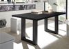 Esstisch ausziehbar Eila 7 140 x 90 x 75 Esszimmertisch Schwarzstahl 13371-140 Bild 3