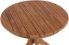 Teakholz Garten-/Beistelltisch - bene living - Burton rund Ø 60 cm Bild 2
