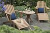 Teakholz Garten-/Beistelltisch - bene living - Burton rund Ø 60 cm Bild 5