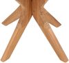 Teakholz Garten-/Beistelltisch - bene living - Burton rund Ø 60 cm Bild 3