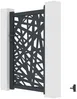 Vente-unique - NATAFO Side gate Metall Grau - B 4,6 cm x H 161 cm x L 103 cm Bild 3