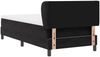 vidaXL Boxspringbett mit Kopfteil Schwarz 90 x 200 cm Samt 3340426 Bild 9