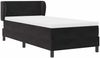 vidaXL Boxspringbett mit Kopfteil Schwarz 90 x 200 cm Samt 3340426 Bild 6