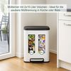 Relaxdays Mülleimer mit 2 Fächern 2 x 15 Liter Bild 5