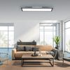 Leuchten Direkt 14741-18 FLAT LED Deckenleuchte schwarz 80x25cm 3000K Bild 2