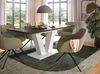 Esstisch Home-X in grau und weiß ausziehbar 150 - 190 cm Bild 2